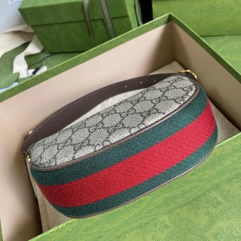 Replica bags Adjustabl Gucci Ophidia GG Mini Bag Coffee