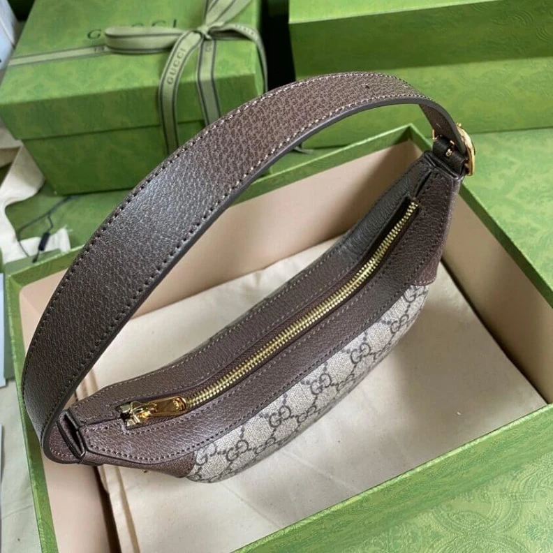 Replica bags Adjustabl Gucci Ophidia GG Mini Bag Coffee