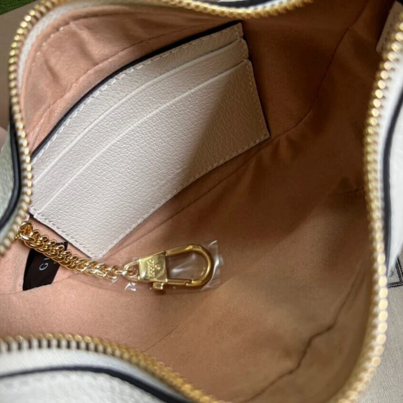 Replica bags Adjustabl Gucci Ophidia GG Mini Bag White