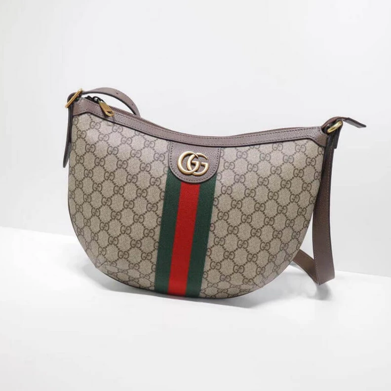 Louis vuitton locations Mirroring Gucci Ophidia GG Small Shoulder Bag Brown