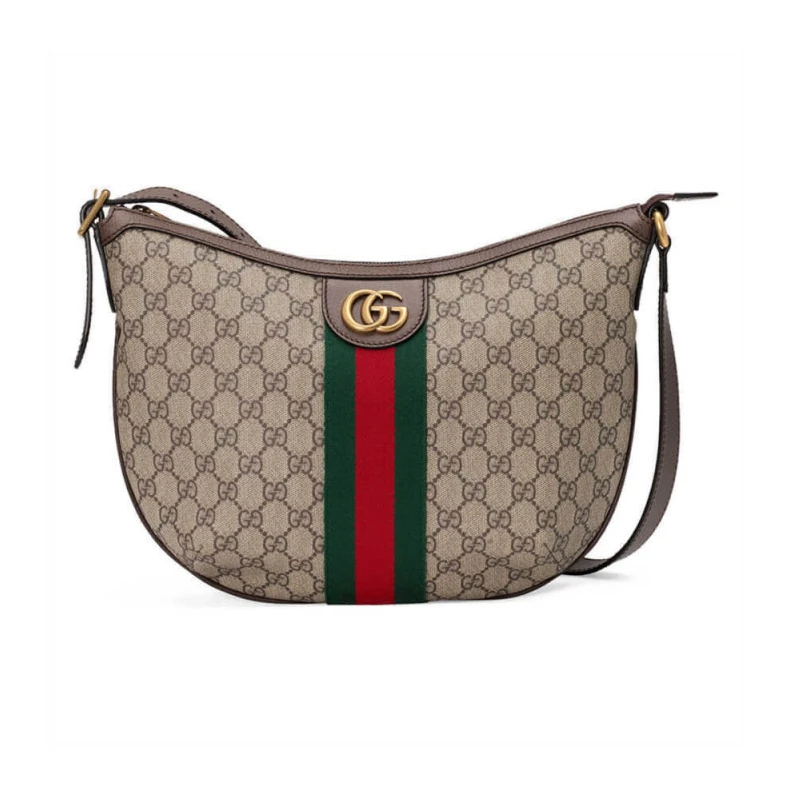 Mirroring Gucci Ophidia GG Small Shoulder Bag Brown