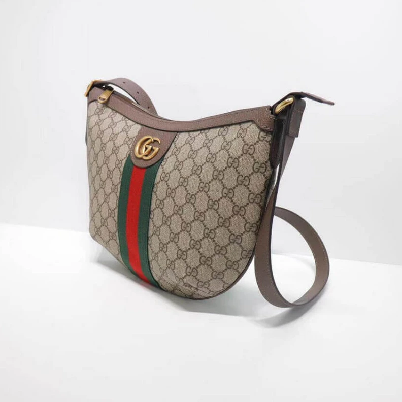 Louis vuitton locations Mirroring Gucci Ophidia GG Small Shoulder Bag Brown