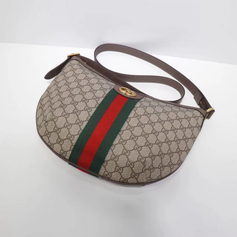 Louis vuitton locations Mirroring Gucci Ophidia GG Small Shoulder Bag Brown