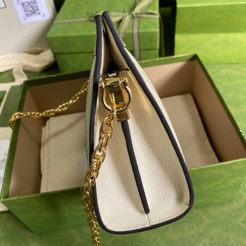 Replica bag Interior Gucci Ophidia GG Small Shoulder Bag White