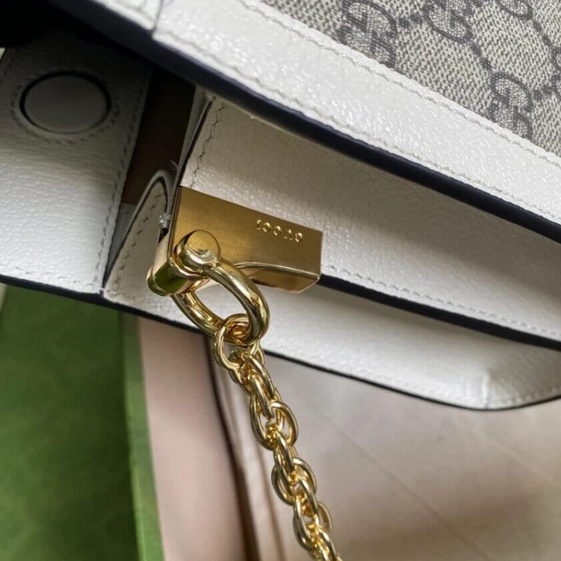 Replica bag Interior Gucci Ophidia GG Small Shoulder Bag White