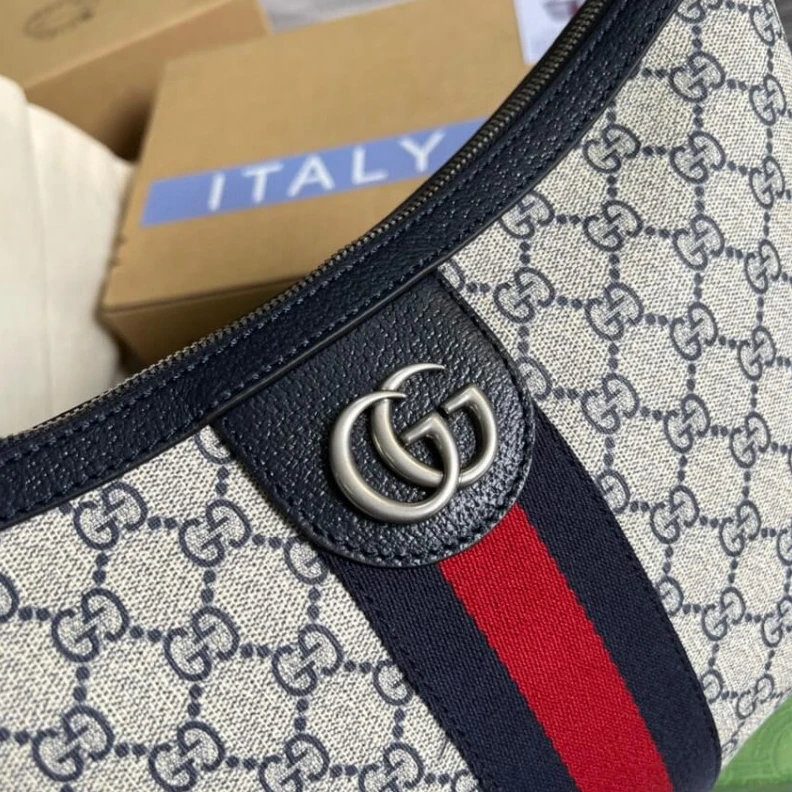 Replica bags Silverton Gucci Ophidia GG Small Shoulder Bag in Blue