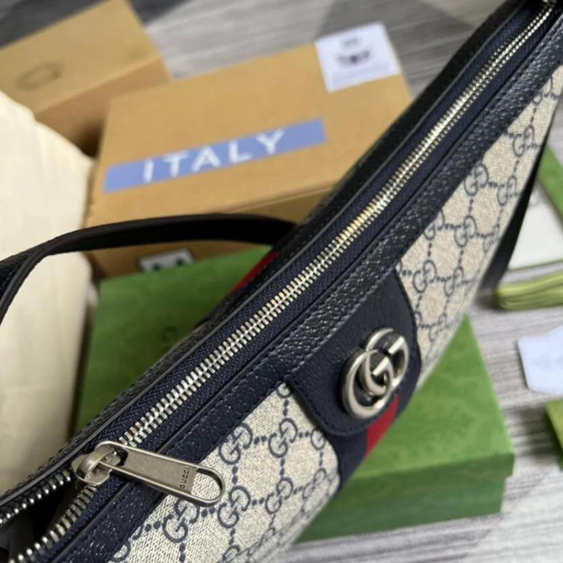 Replica bags Silverton Gucci Ophidia GG Small Shoulder Bag in Blue