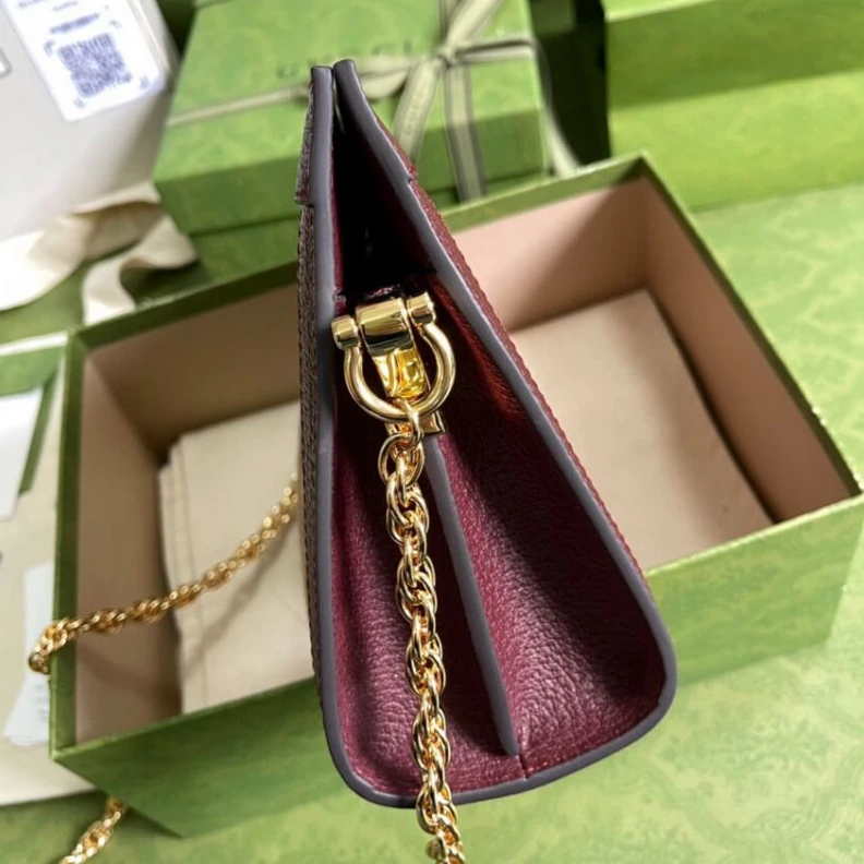 Top lv Green and Gucci Ophidia GG Small Shoulder Bag in Burgundy