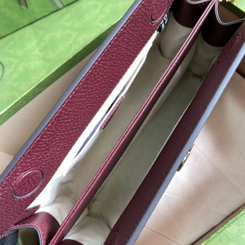 Top lv Green and Gucci Ophidia GG Small Shoulder Bag in Burgundy