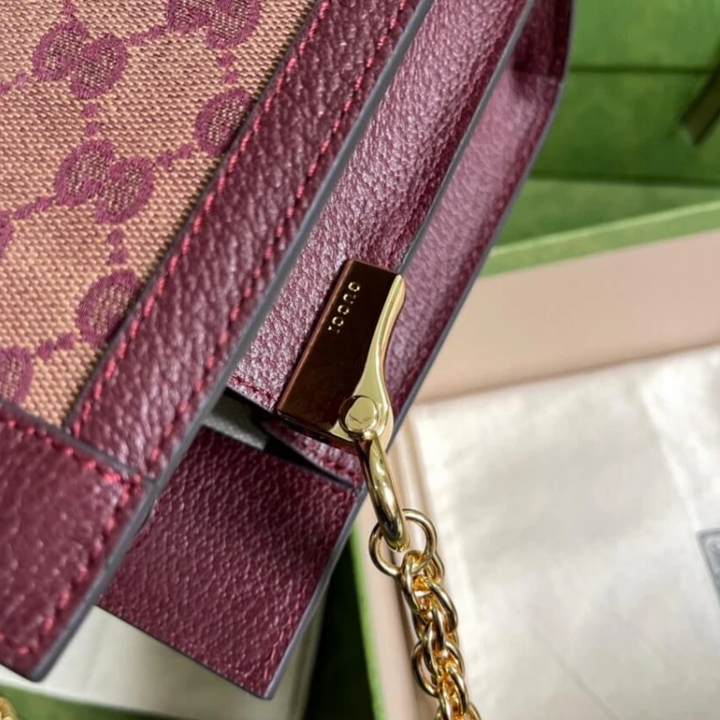 Top lv Green and Gucci Ophidia GG Small Shoulder Bag in Burgundy