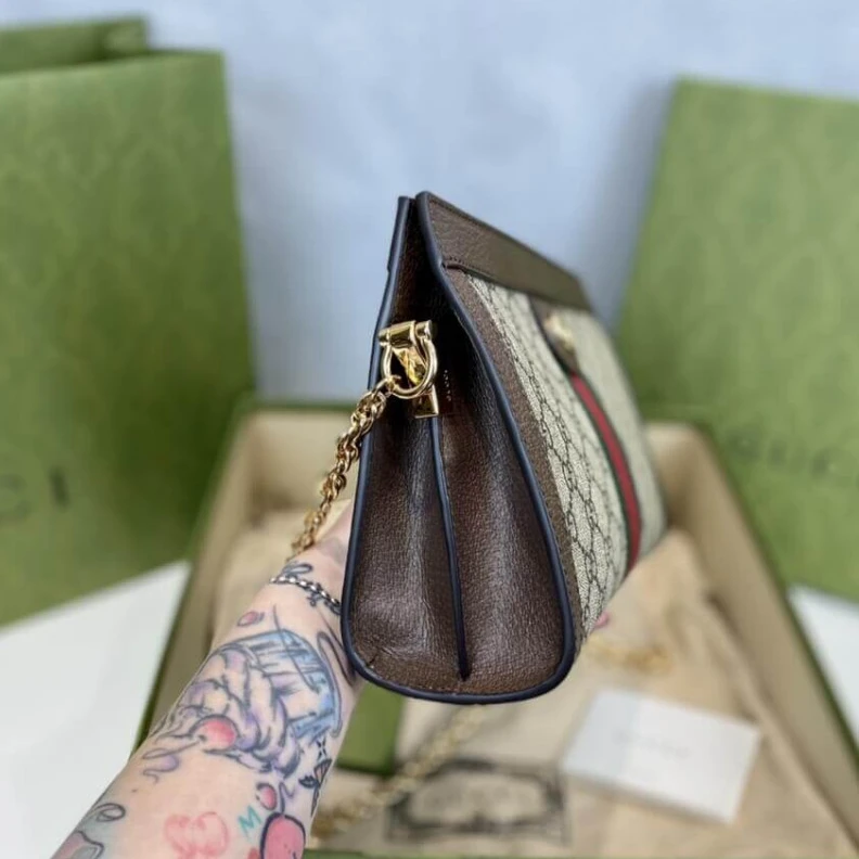 Replica bags Beige ebo Gucci Ophidia GG Small Shoulder Bag