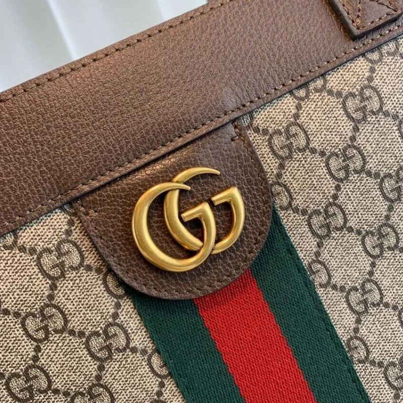 Top lv Double G Gucci Ophidia GG Tote with Three Little Pigs