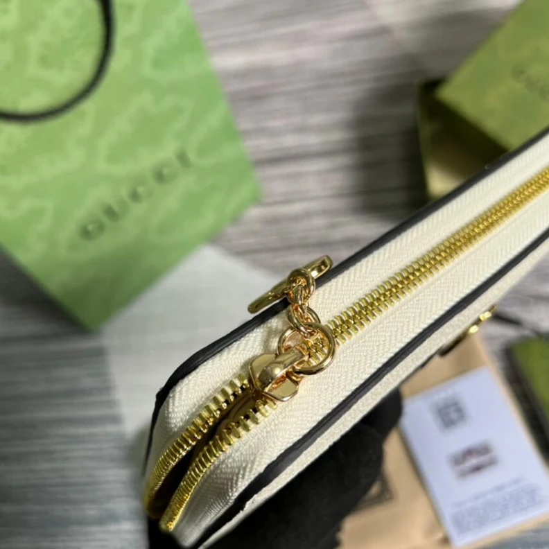 Replica bag Zip aroun Gucci Ophidia GG Zip Around Wallet
