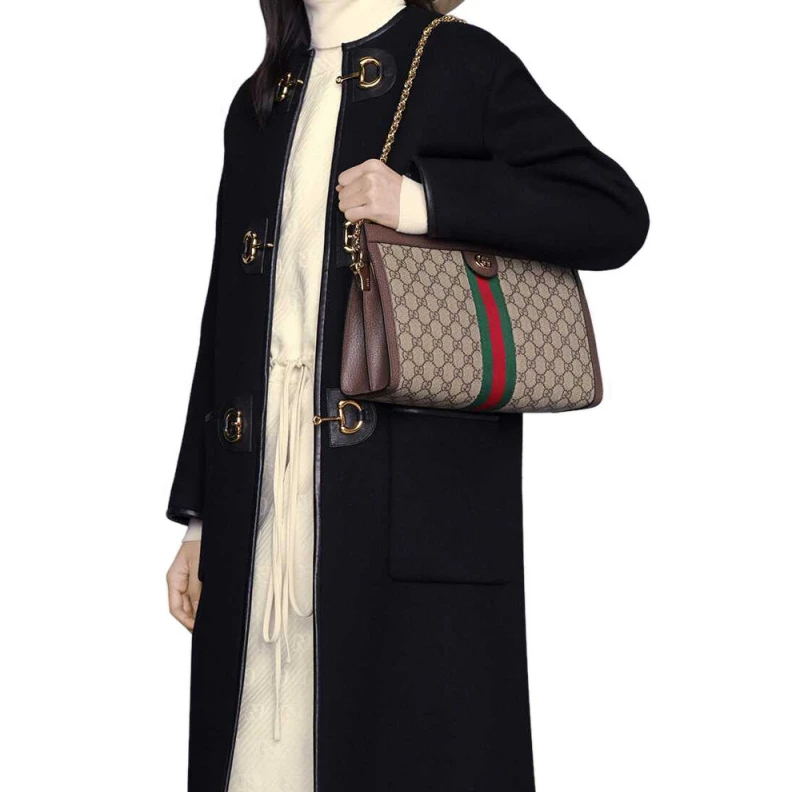 Replica bags lv Crafted in Gucci Ophidia GG medium Shoulder Bag