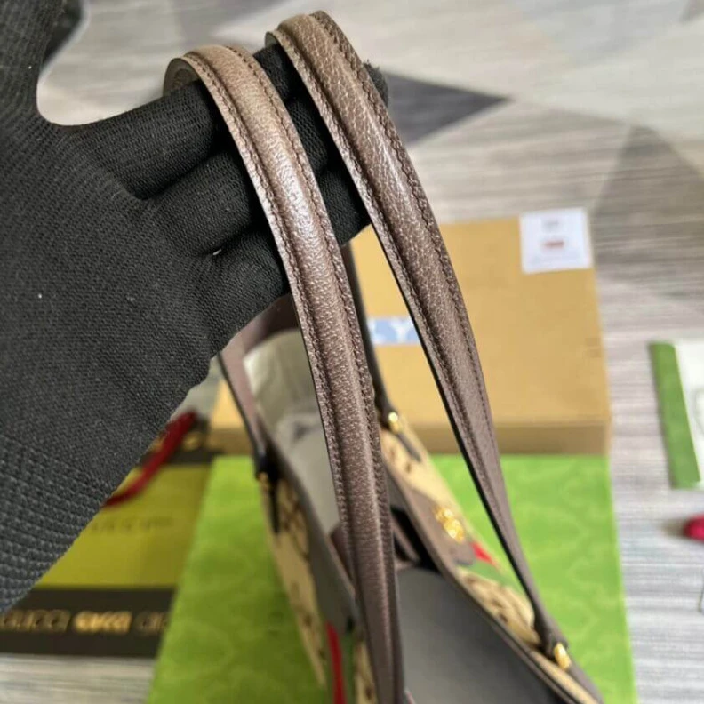 Replica bags lv Brown lea Gucci Ophidia Jumbo GG Medium Tote