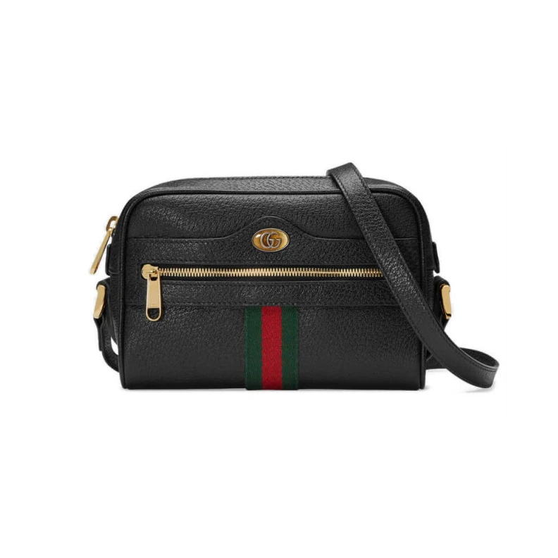 Zipper cl Gucci Ophidia Leather Mini Bag Black