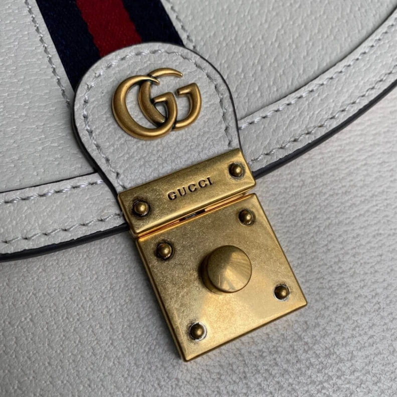 Lv belts replica Microfibe Gucci Ophidia Leather Small Top Handle Bag With Web