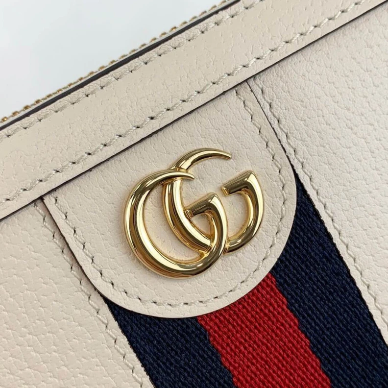Top lv Zip aroun Gucci Ophidia Leather Zip Around Wallet