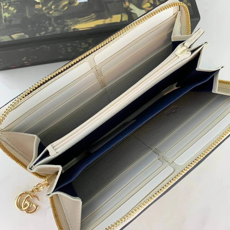 Top lv Zip aroun Gucci Ophidia Leather Zip Around Wallet
