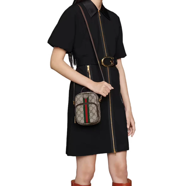 Replica bags lv The Aria c Gucci Ophidia Mini Bag Coffee