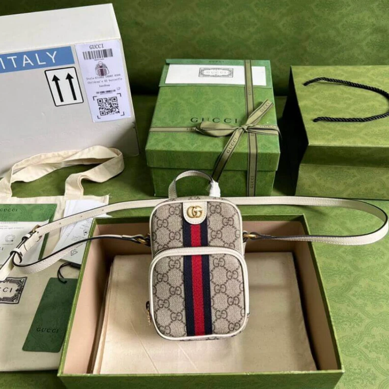 Louis vuitton locations Gucci Ophidia Mini Bag White