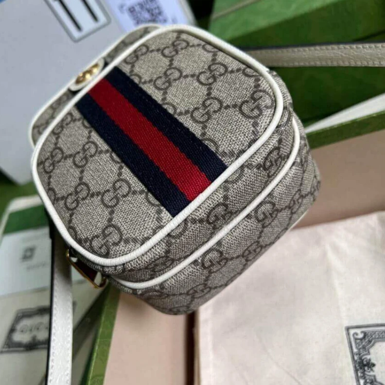 Louis vuitton locations Gucci Ophidia Mini Bag White