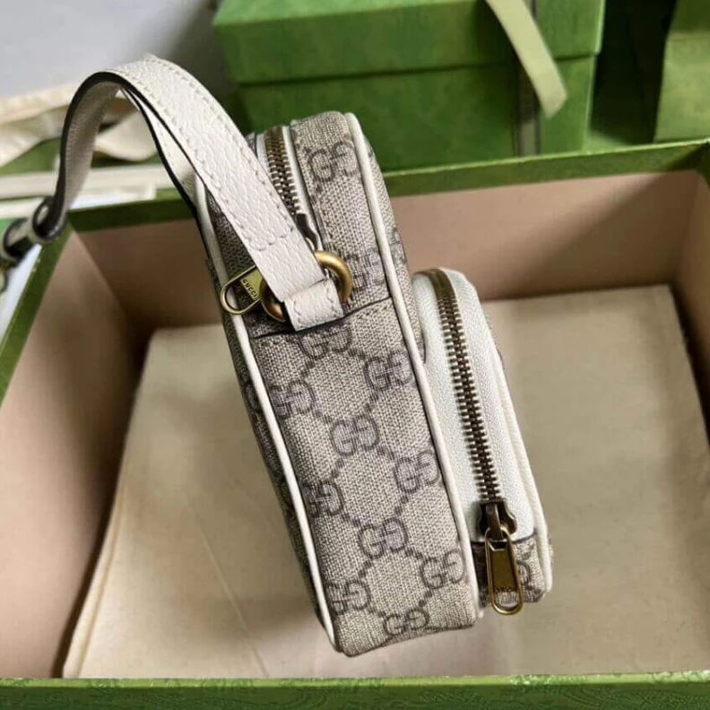 Louis vuitton locations Gucci Ophidia Mini Bag White
