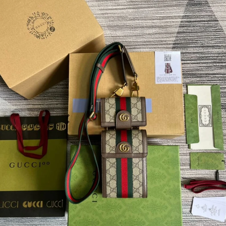 Kitlife ru Multifunct Gucci Ophidia Mini Bag and Detachable Wallet