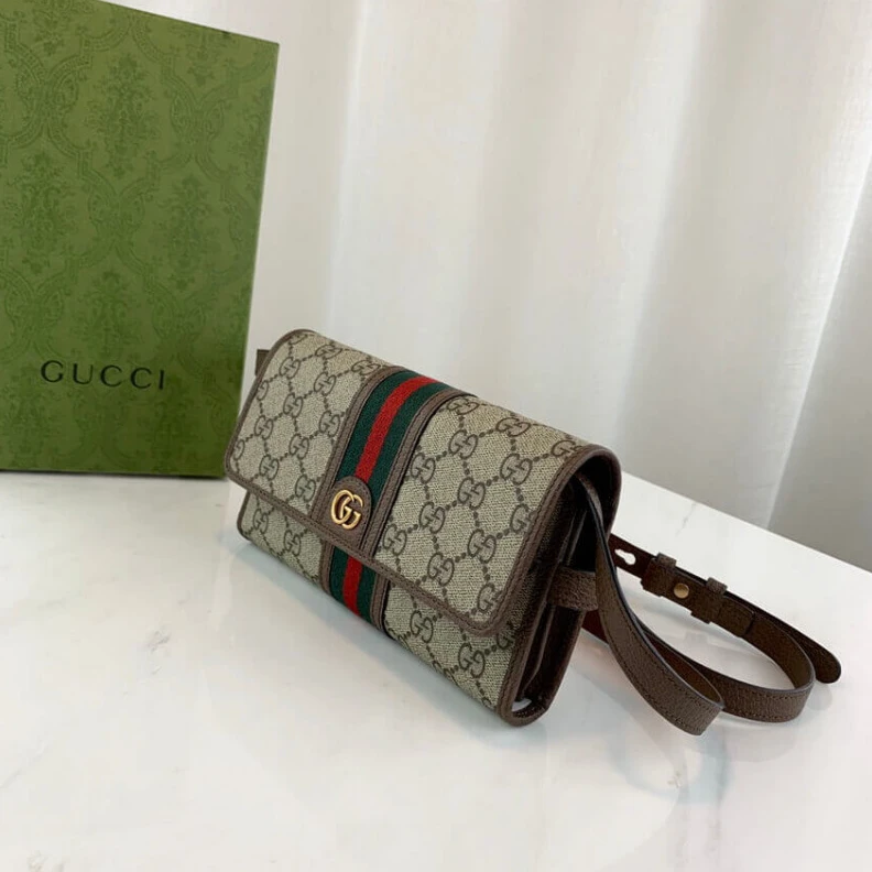 Replica bag Leather t Gucci Ophidia Mini Bag