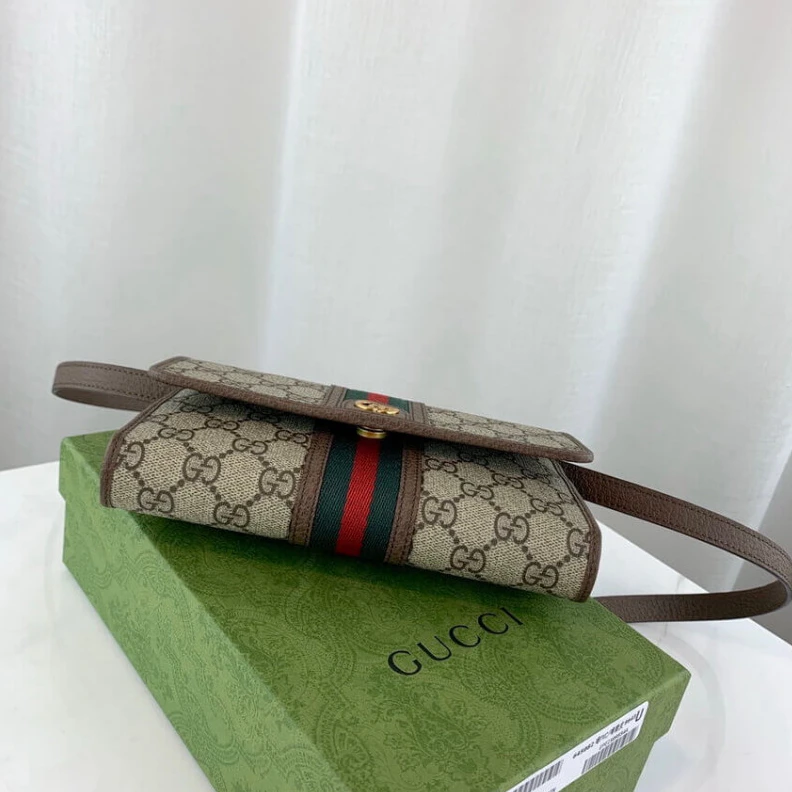 Replica bag Leather t Gucci Ophidia Mini Bag