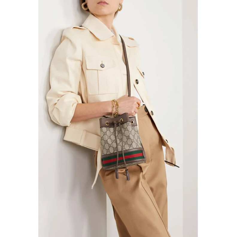 Louis vuitton locations Adjustabl Gucci Ophidia Mini GG Bucket Bag