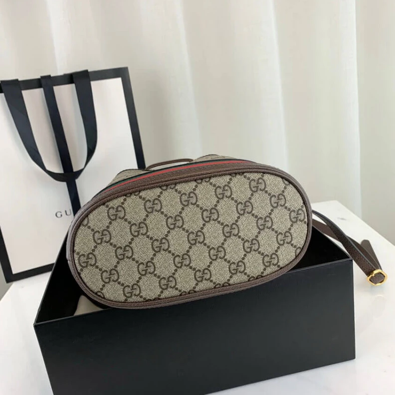 Replica bags lv Green and Gucci Ophidia Small GG Bucket Bag