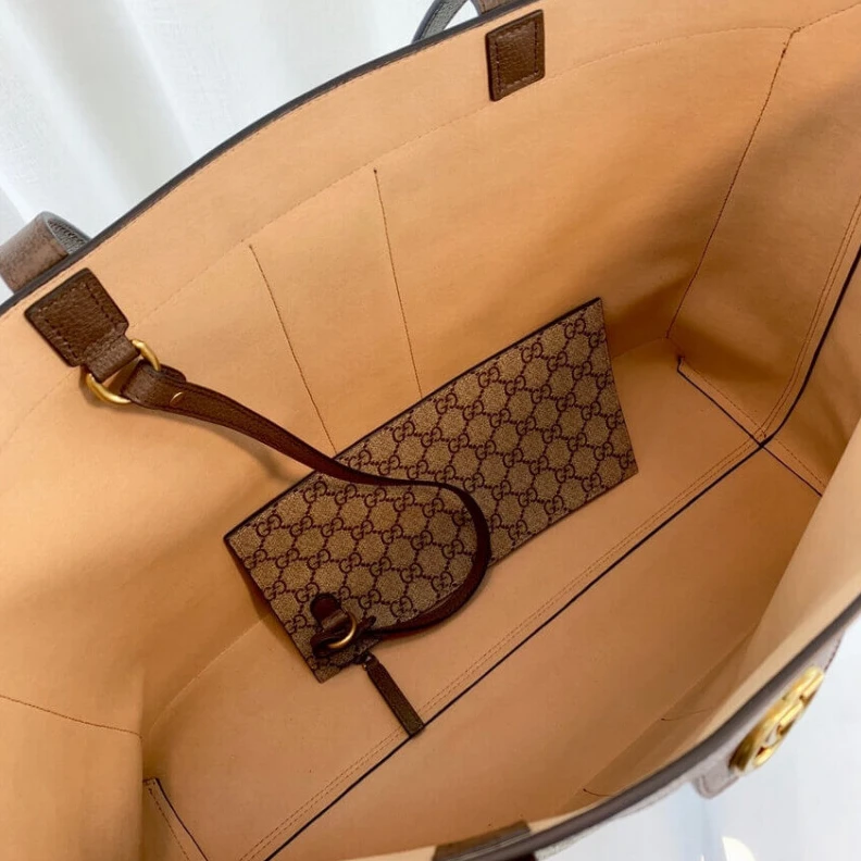 Replica bag Beige ebo Gucci Ophidia Soft GG Supreme Medium Tote