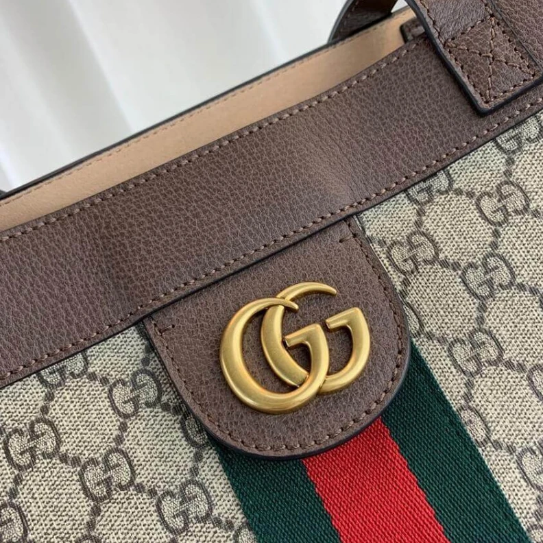 Replica bag Beige ebo Gucci Ophidia Soft GG Supreme Medium Tote