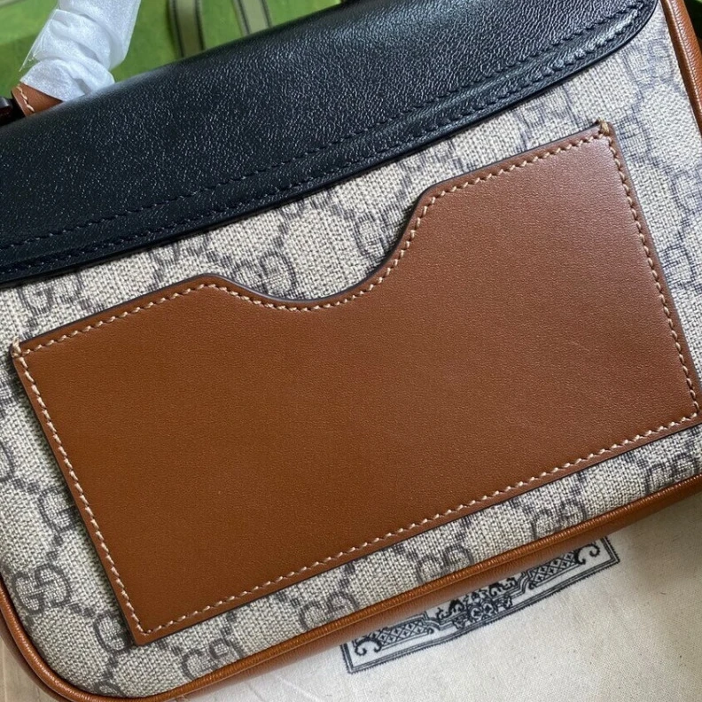 Replica bag Microfibr Gucci Padlock Mini Bag Black