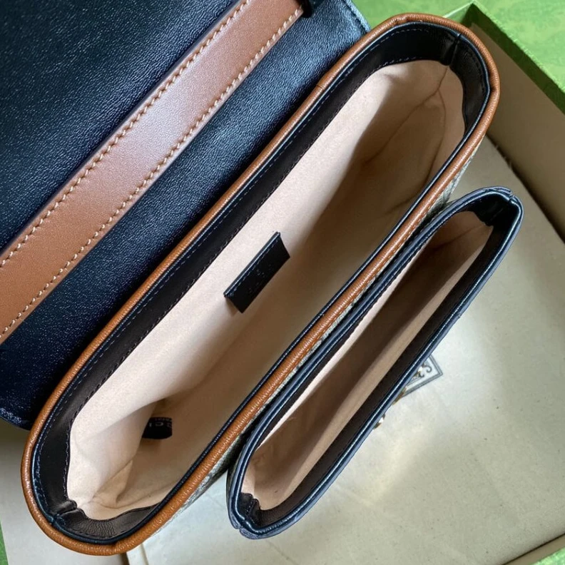 Replica bag Microfibr Gucci Padlock Mini Bag Black