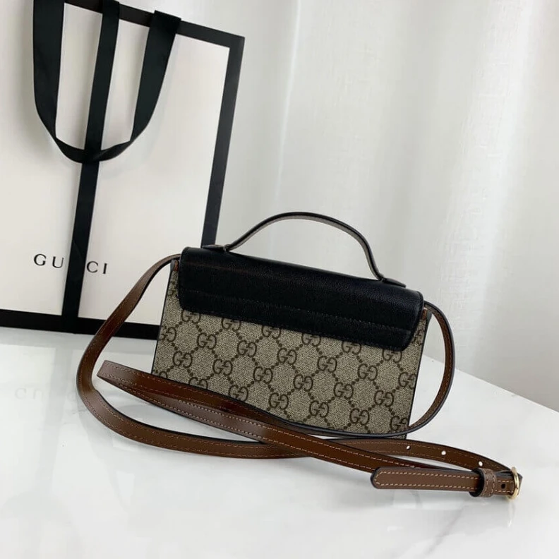 Replica bags Lock clor Gucci Padlock Mini Bag Black