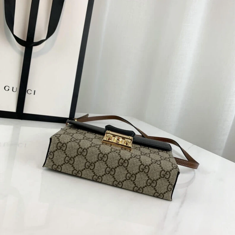Replica bags Lock clor Gucci Padlock Mini Bag Black