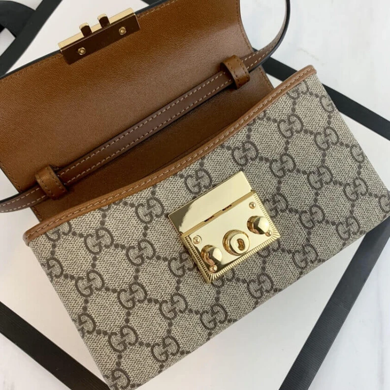 Replica bags Lock clor Gucci Padlock Mini Bag Black