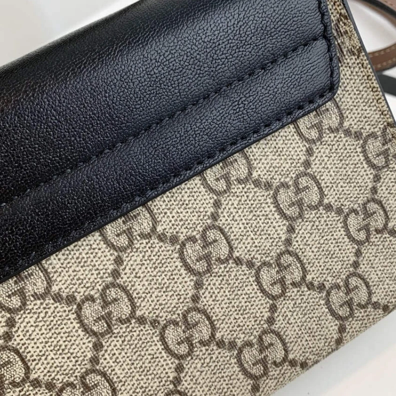 Replica bags Lock clor Gucci Padlock Mini Bag Black