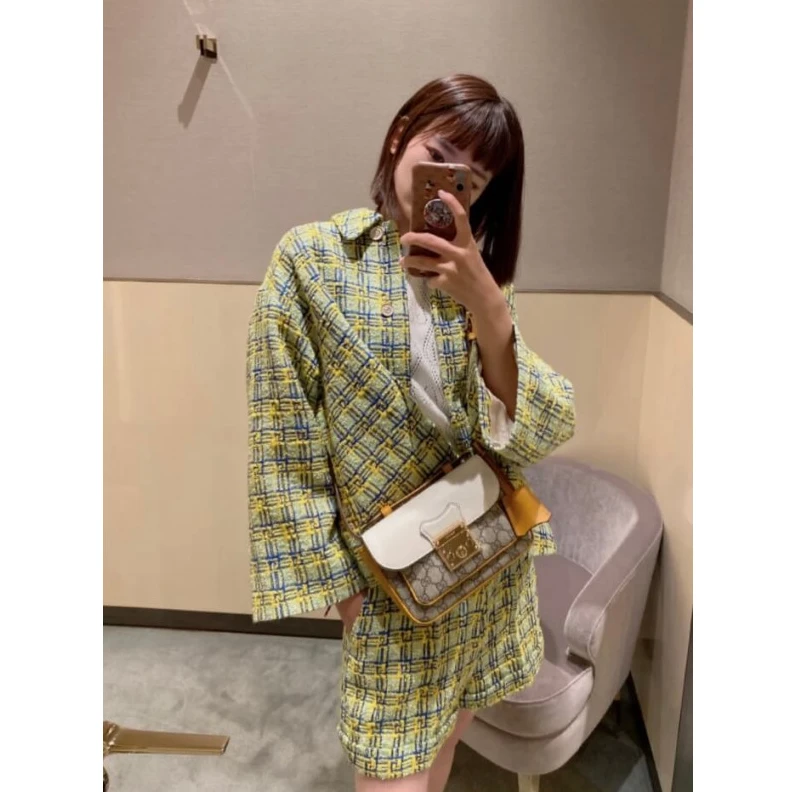 Lv belts replica Key with Gucci Padlock Mini Bag White