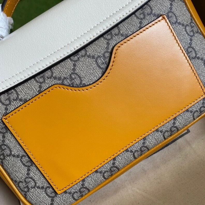 Lv belts replica Key with Gucci Padlock Mini Bag White