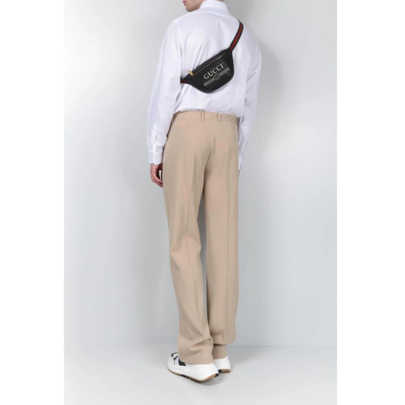 Louis vuitton locations Zipper cl Gucci Print Small Belt Bag Waist Body Black