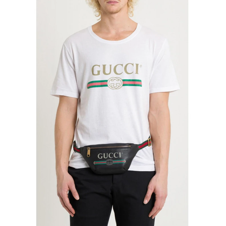 Louis vuitton locations Zipper cl Gucci Print Small Belt Bag Waist Body Black