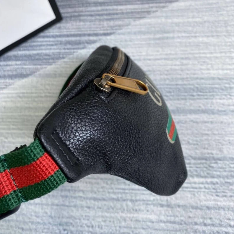 Louis vuitton locations Zipper cl Gucci Print Small Belt Bag Waist Body Black