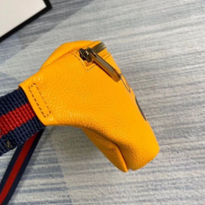 Louis vuitton locations Cotton li Gucci Print Small Belt Bag Waist Body Yellow
