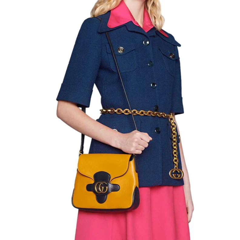 Replica bags Antique g Gucci Small Messenger Bag with Double G 648934