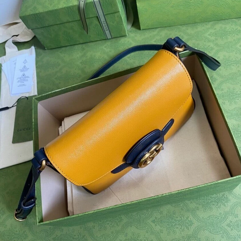 Replica bags Antique g Gucci Small Messenger Bag with Double G 648934