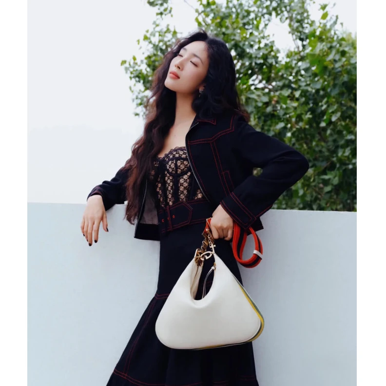 Replica bags lv Gucci White Leather Attache Medium Shoulder Bag