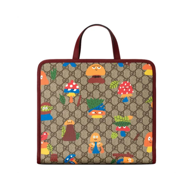 W27.9cm x Gucci Woodland Tote Bag